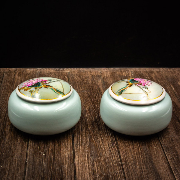 Подарунковий набір китайського чаю Зелений чай Мао Фен + Зелений чай Цун Мін 150 грам