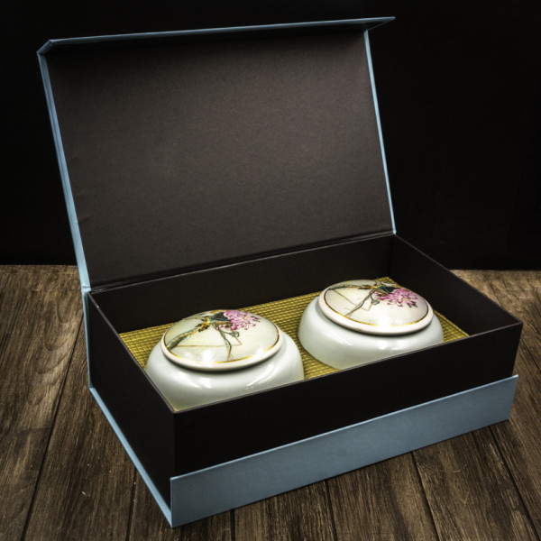 Подарунковий набір китайського чаю Зелений чай Мао Фен + Зелений чай Цун Мін 150 грам