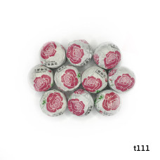 Чай Шу пуер з трояндою міні точа 6 грам 10 шт