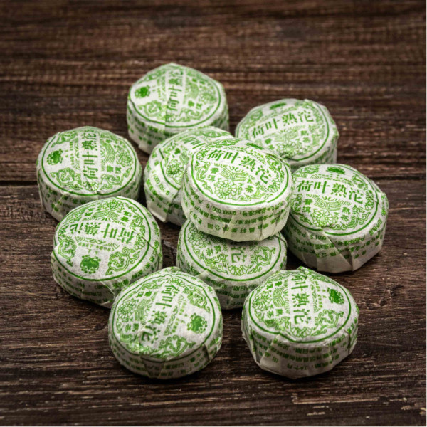 Чай Шу пуер з Лотосом 10 шт 5 грам