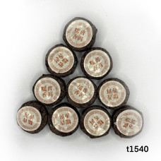 Чай Шу пуер оригінальний міні точа 10 шт по 6 грам