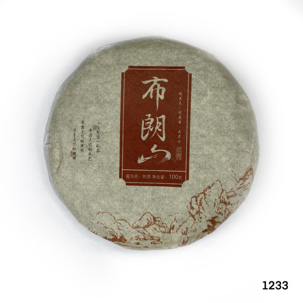 Чай Шу пуер з гори Булань Шань 100 грам 2020 рік