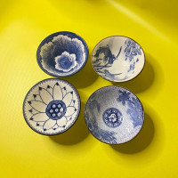 Set of pials Blue lotus 4 pcs