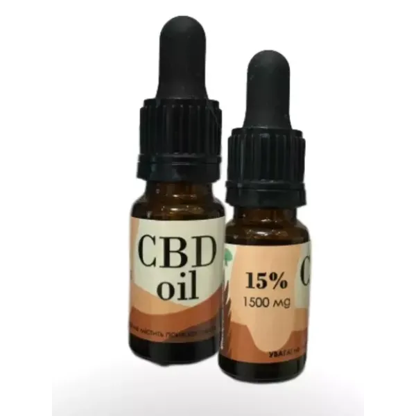Конопляна КБД 'CBD' олія 15%, 10мл