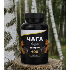 Chaga extract (birch mushroom) 100 capsules 50 grams