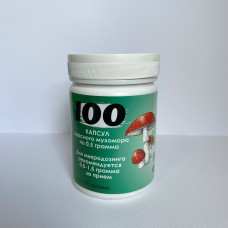 Червоний мухомор у капсулах 100 капсул 50гр