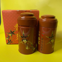 Подарунковий набір чаю Лапсан Сушонг та Чорний Дракон в металевій банці